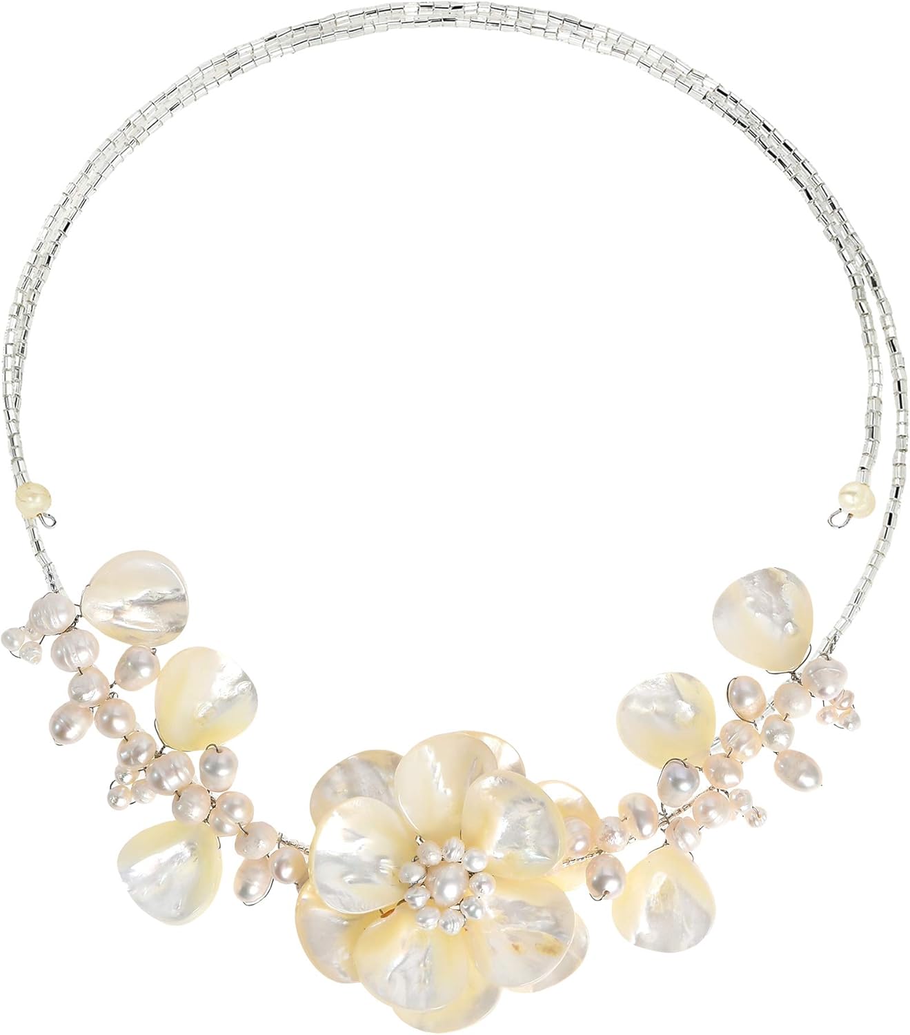 トルマリン 天然石 マルチカラー シルバー ネックレス 3連ネックレス